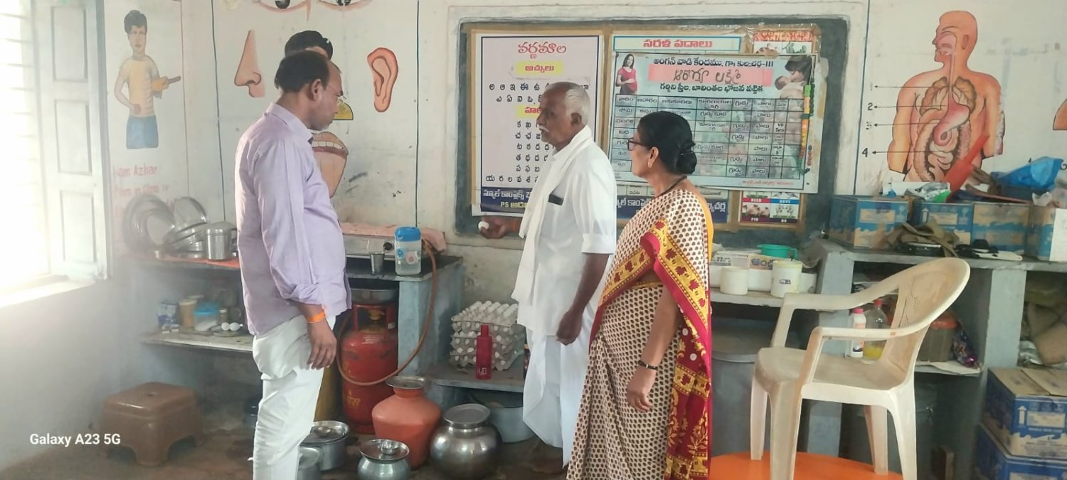 చిన్నారులకు నాణ్యమైన పౌష్టికాహారం అందించాలి సర్పంచ్ వార్వాళ్ళ అంజిలయ్య
