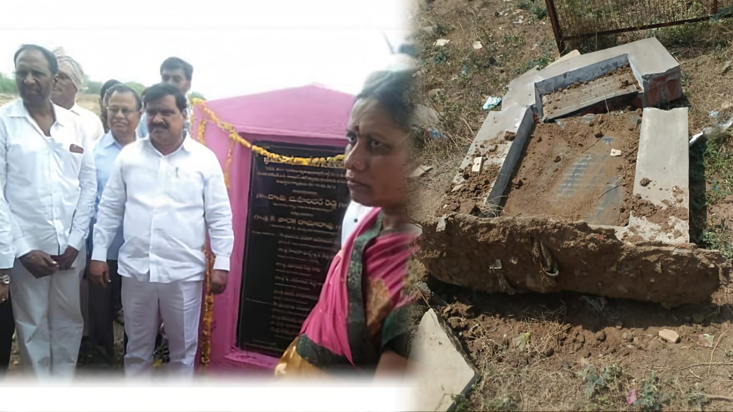 రాజ్ పుత్ సమాజ శిలాఫలకం ధ్వంసం