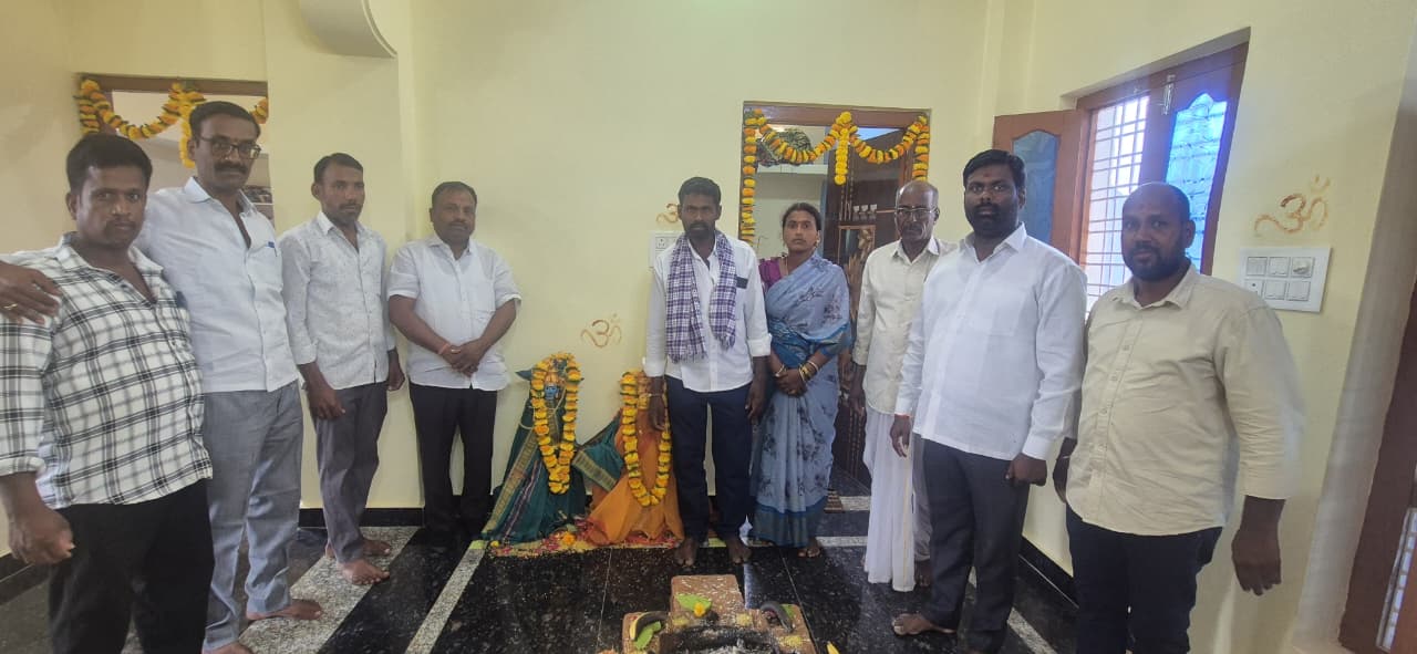 పేదల సొంతింటి కల కాంగ్రెస్ తోనే సాధ్యం :- కాంగ్రెస్ పార్టీ చౌడాపూర్ మండల అధ్యక్షుడు ఏల్పటి. అశోక్ కుమార్