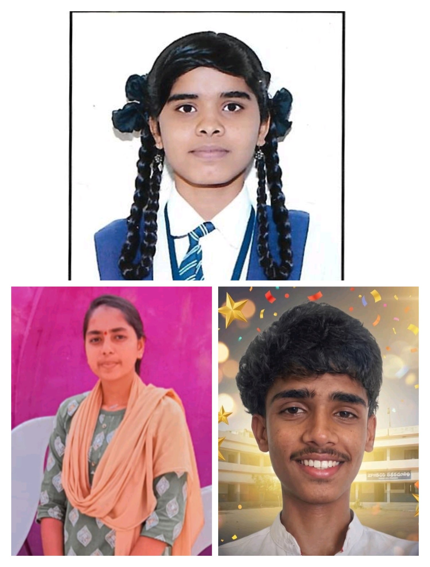 పదవ తరగతిలో విద్యార్థుల ఉత్తమ ప్రతిభ.