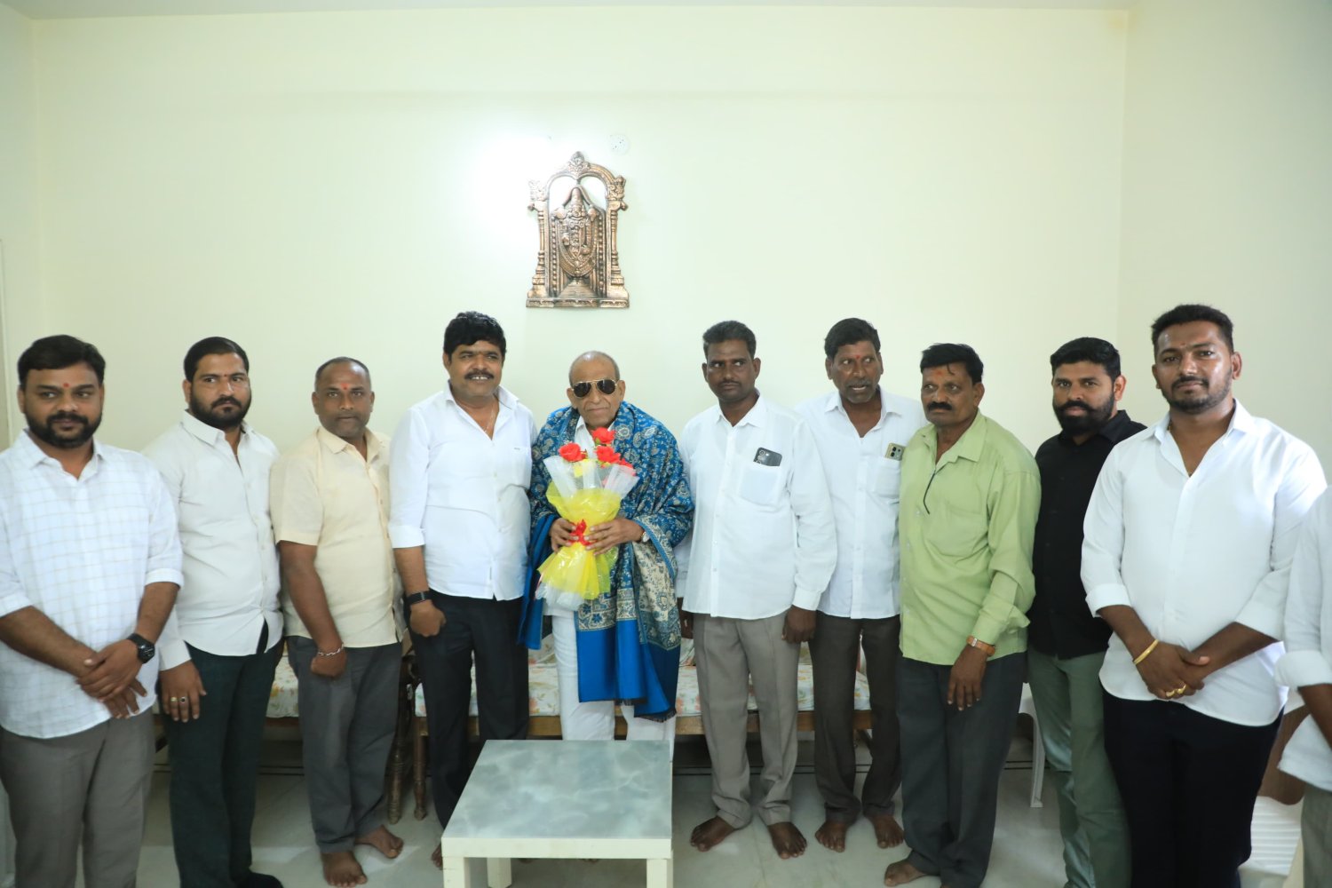 కుల్కచర్ల పిఎసిఎస్ నూతన చైర్మన్ భీంరెడ్డిని సన్మానించిన బిఎస్ఆర్