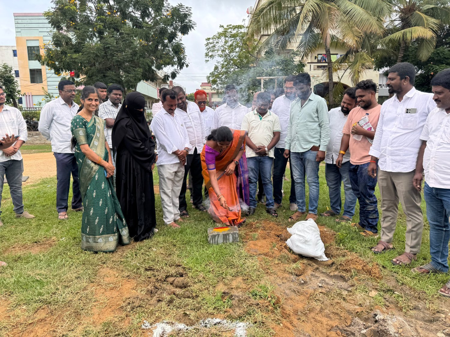 12వ వార్డులో ఓపెన్ జిమ్ పార్క్ అభివృద్ధి పనులకు శ్రీకారం