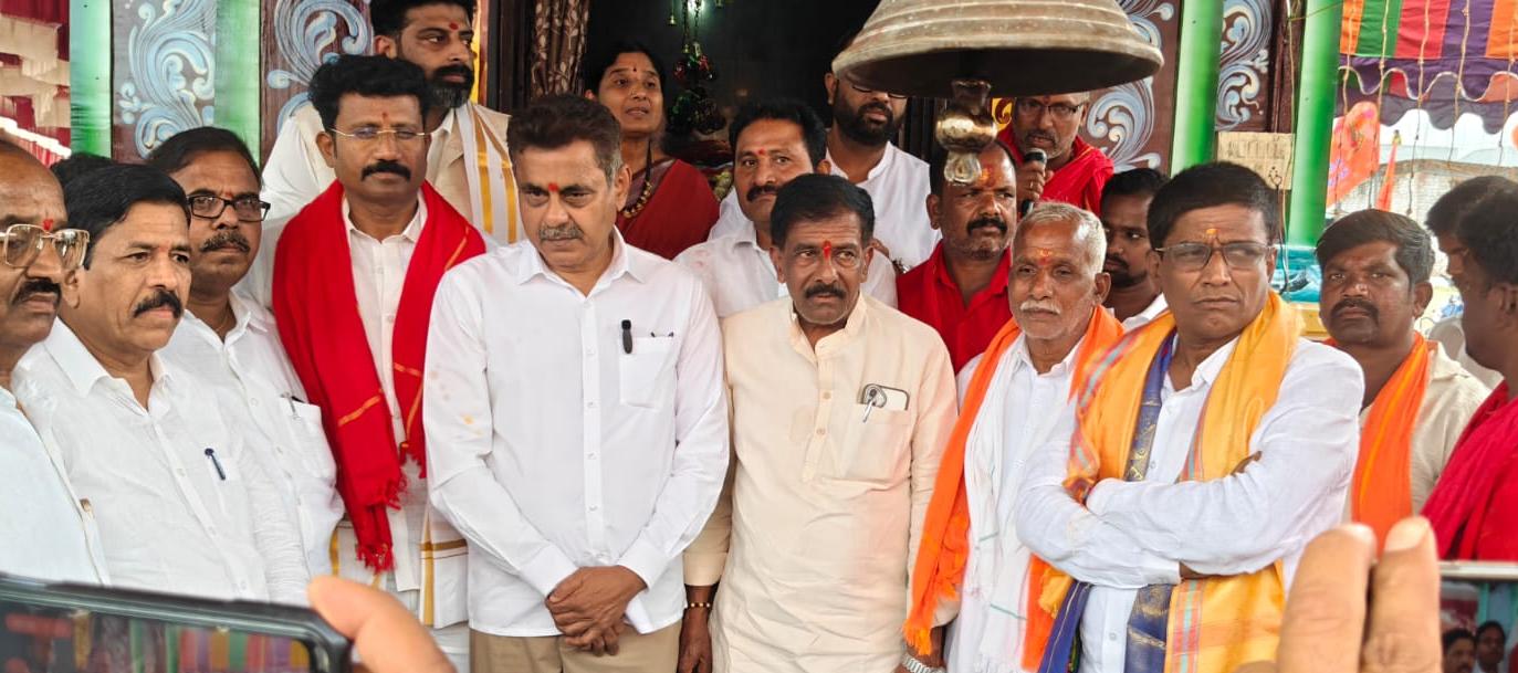 ఆలయాలు సంసృతి సంప్రదాయాలకు నిలయాలు:- చేవెళ్ల ఎంపీ కొండా విశ్వేశ్వర్ రెడ్డి